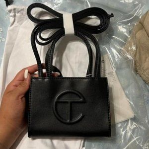 Telfar Medium Black Shopping Bag- NWT 1